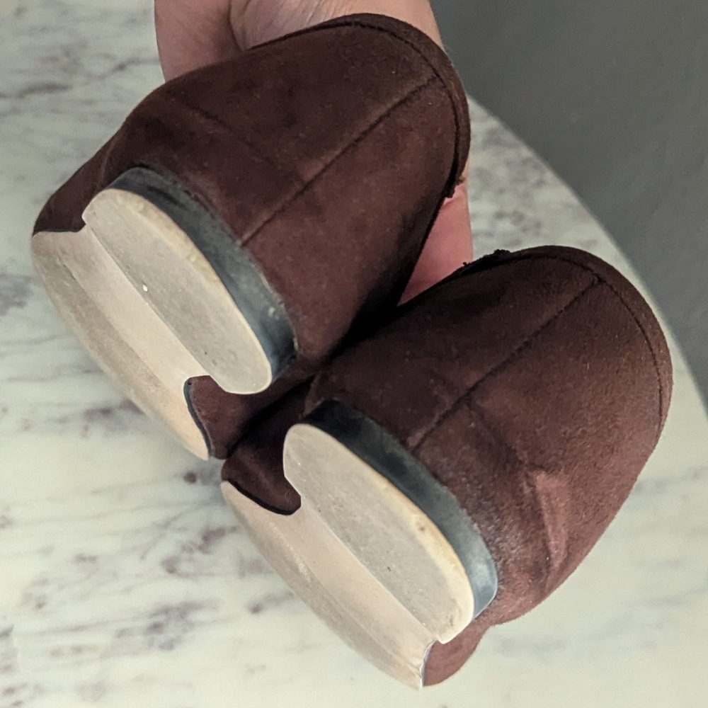 * LAST CHANCE *Suede Square Toe Ballet Flats - Picture 3 of 5